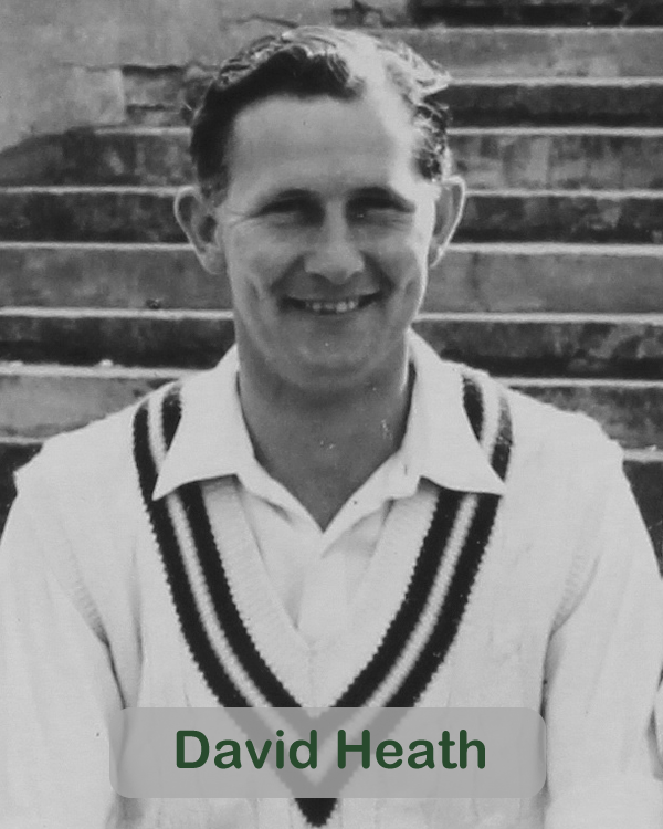 Moseley Crickt Club legend David Heath