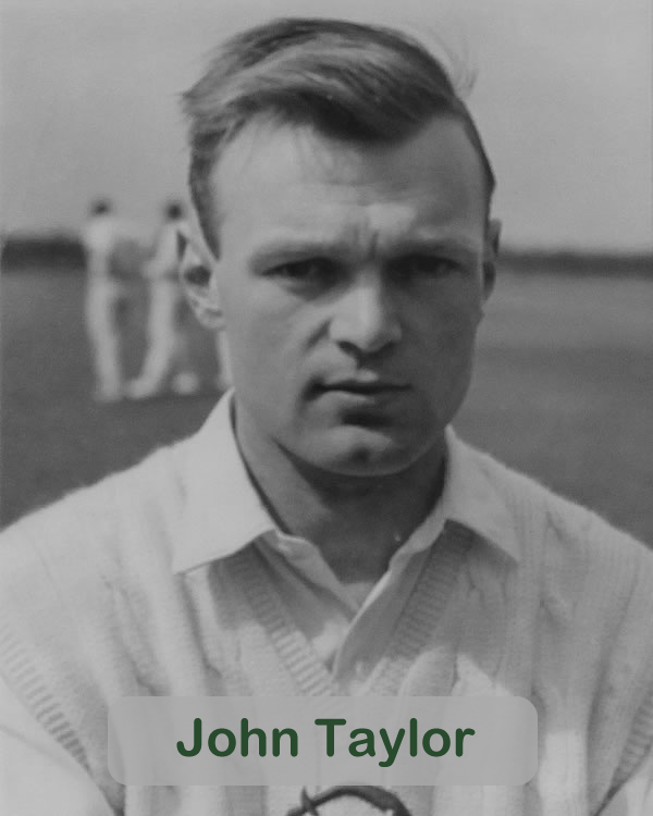 Moseley Crickt Club legend John Taylor